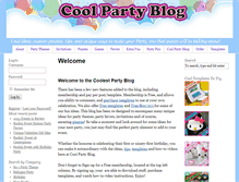 Tablet Screenshot of coolpartyblog.com